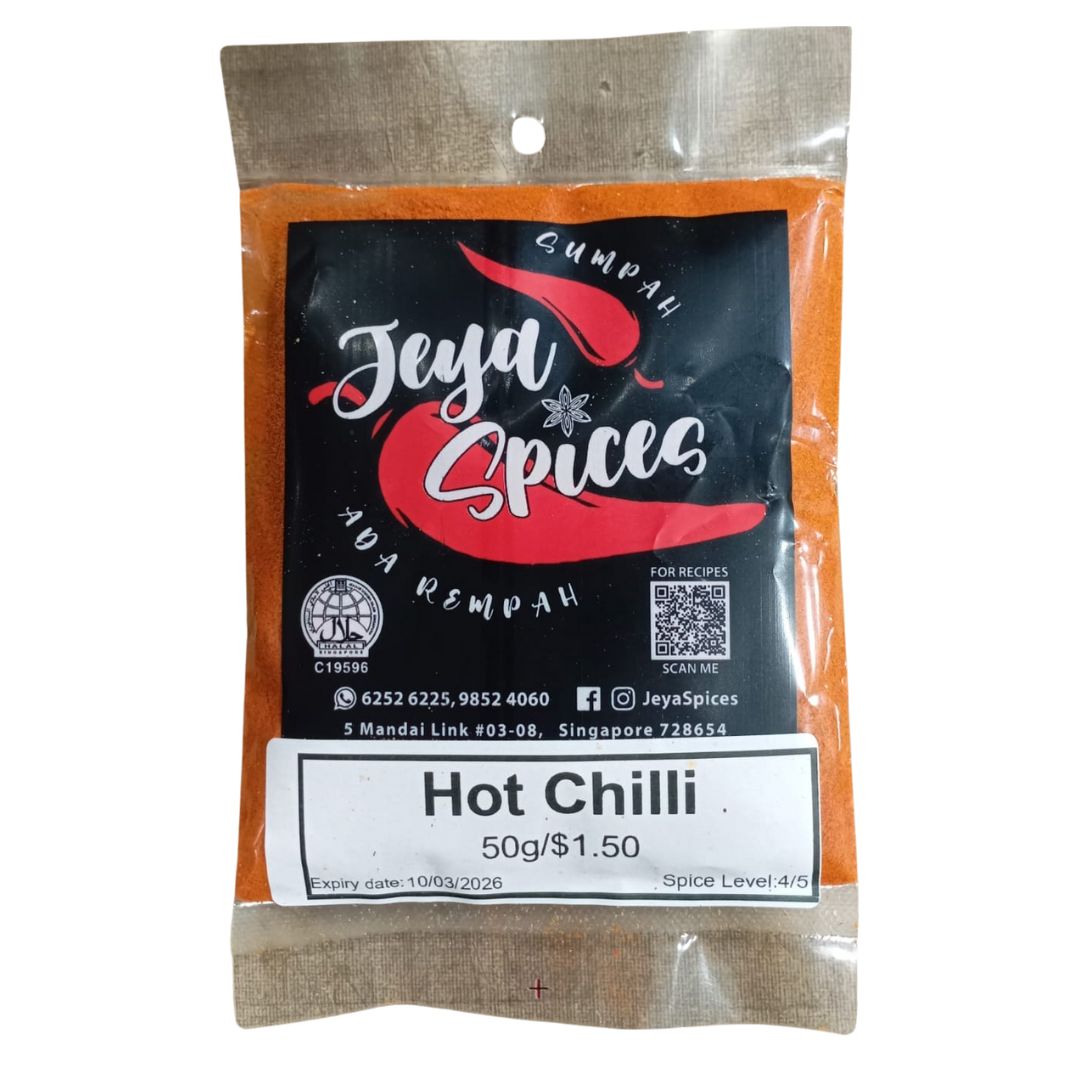 Jeya Spices Hot Chilli Powder 250g