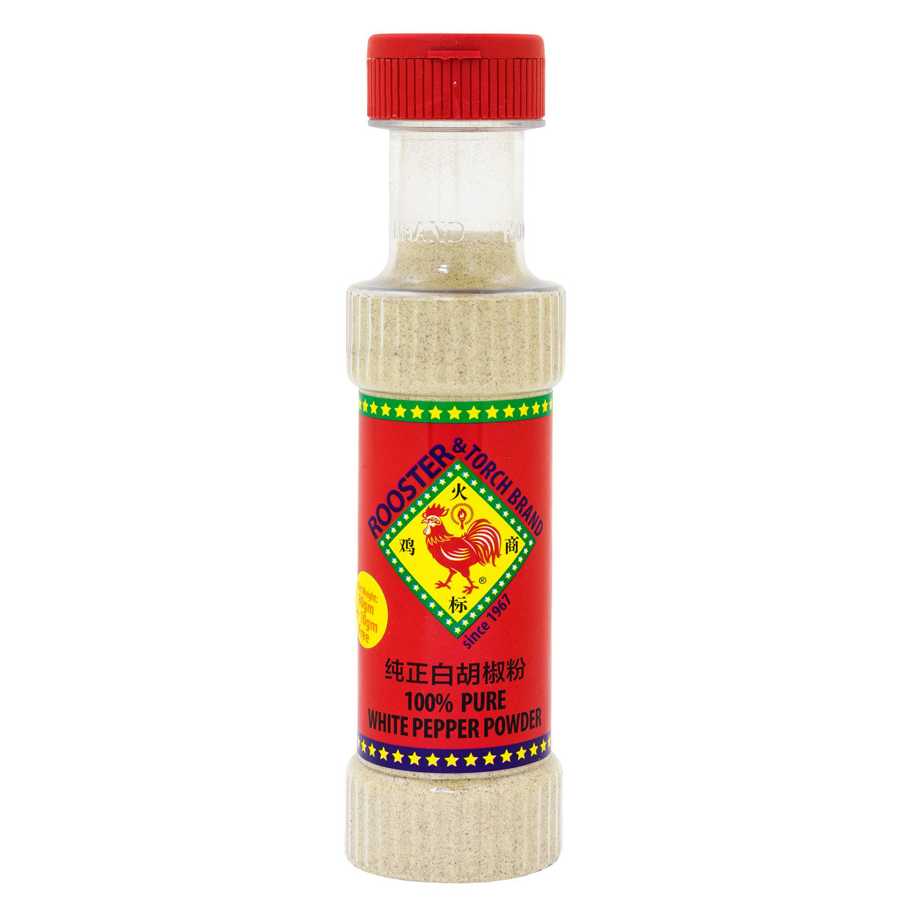 Rooster And Torch White Pepper Powder 25gr