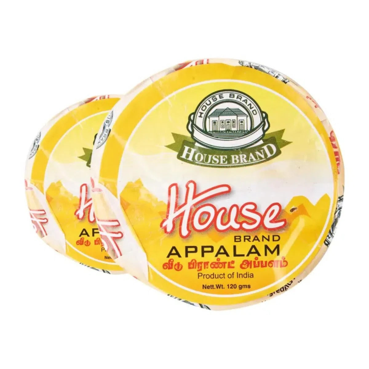Pappadam House Brand 120g