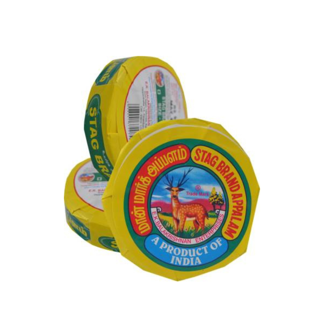 Pappadam Deer Brand 120g
