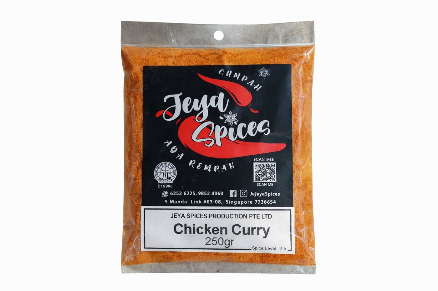 Jeya Spices Chicken Curry 250g